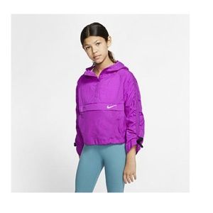 Kids Nike Windbreaker Jacket Hoody Large Magenta